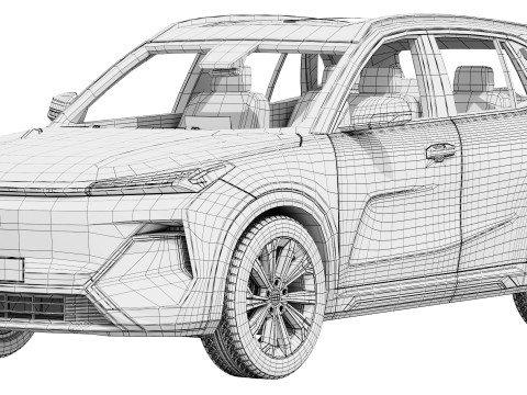 Geely Starray EM-i 2025 Modello 3D