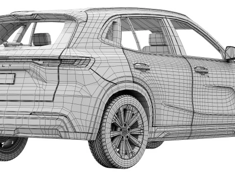 Geely Starray EM-i 2025 3D Model