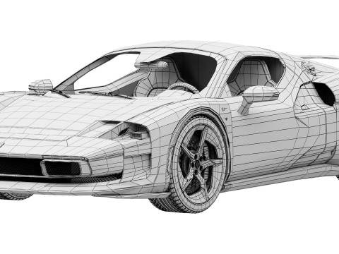 Ferrari SC40 2026 3D Модель