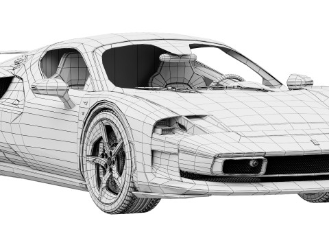 Ferrari SC40 2026 3D Модель