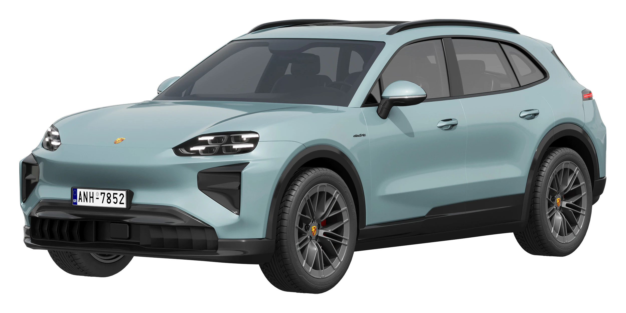 Porsche Cayenne Turbo Elettrica 2027 Modello 3D .c4d .max .obj .3ds .fbx .stl .blend 