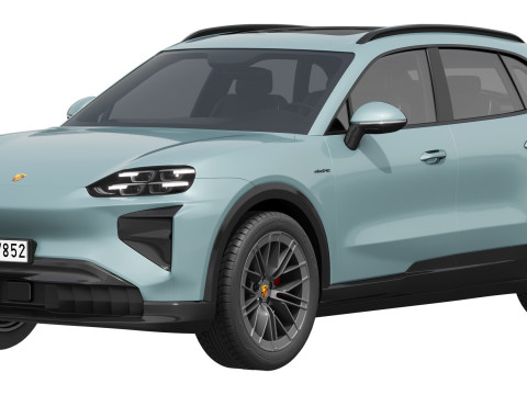 Porsche Cayenne Turbo Elettrica 2027 Modello 3D