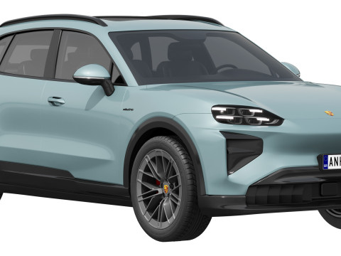 ポルシェ カイエン ターボ エレクトリック 2027 3Dモデル