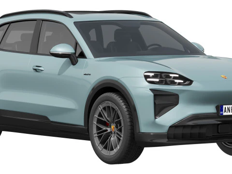Porsche Cayenne Turbo Elettrica 2027 Modello 3D