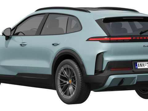 ポルシェ カイエン ターボ エレクトリック 2027 3Dモデル