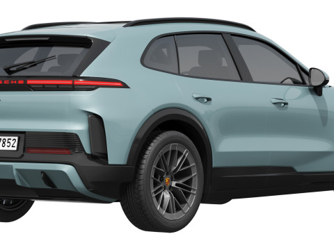 ポルシェ カイエン ターボ エレクトリック 2027 3Dモデル