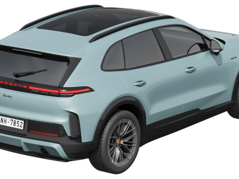 ポルシェ カイエン ターボ エレクトリック 2027 3Dモデル
