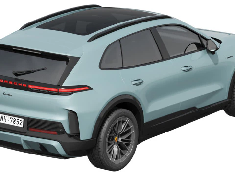Porsche Cayenne Turbo Elettrica 2027 Modello 3D