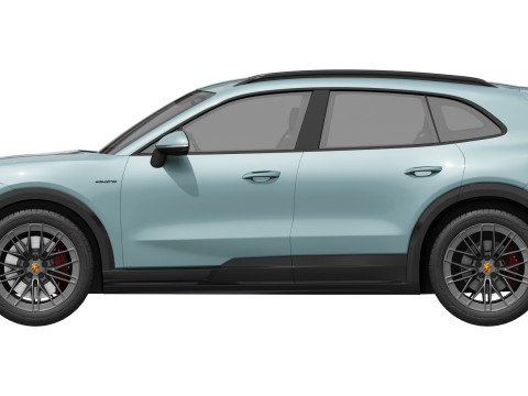 ポルシェ カイエン ターボ エレクトリック 2027 3Dモデル