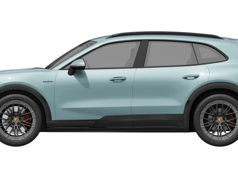 Porsche Cayenne Turbo Elettrica 2027 Modello 3D
