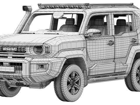 トヨタ ランドクルーザー FJ オフロード パッケージ 2027 3Dモデル