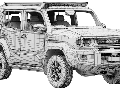 トヨタ ランドクルーザー FJ オフロード パッケージ 2027 3Dモデル