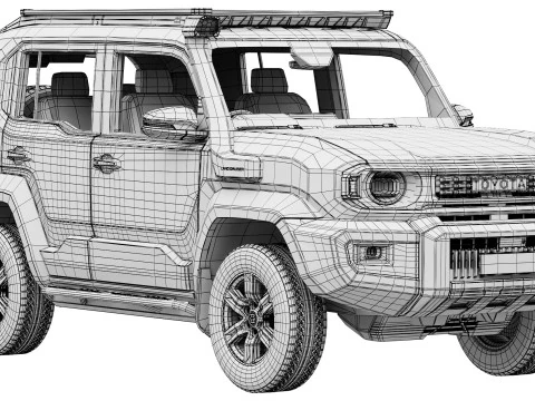 Toyota Land Cruiser FJ Offroad Package 2027 3D Model