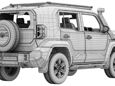 Toyota Land Cruiser FJ Offroad Package 2027 3D Model