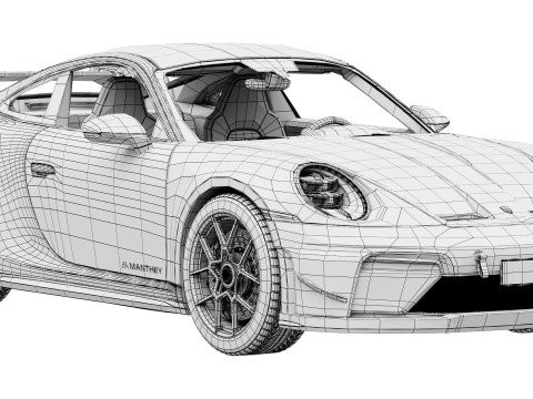 ポルシェ 911 GT3 マンタイ キット 2026 3Dモデル