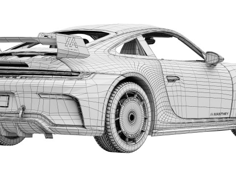 ポルシェ 911 GT3 マンタイ キット 2026 3Dモデル