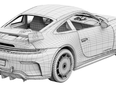 ポルシェ 911 GT3 マンタイ キット 2026 3Dモデル