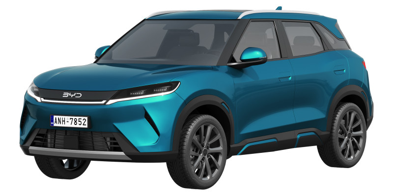 BYD Atto 2 DM-i 2025 Modello 3D .c4d .max .obj .3ds .fbx .stl .blend 