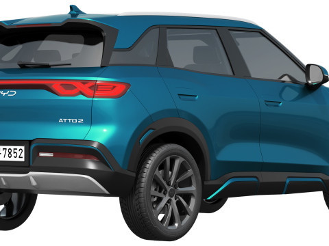 BYD Atto 2 DM-i 2025 Modello 3D