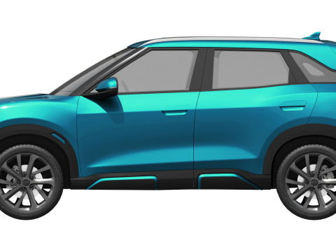 BYD Atto 2 DM-i 2025 Modello 3D