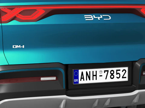 BYD Atto 2 DM-i 2025 3D Model