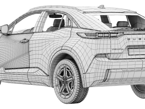 Subaru Uncharted 2026 3D Model