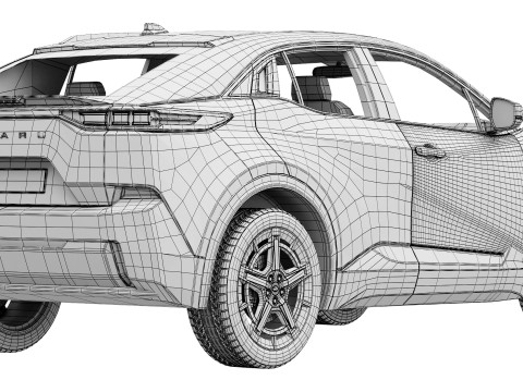 Subaru Uncharted 2026 3D Model