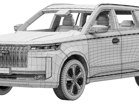 Jaecoo J5 2025 Model 3D