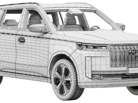 Jaecoo J5 2025 Model 3D