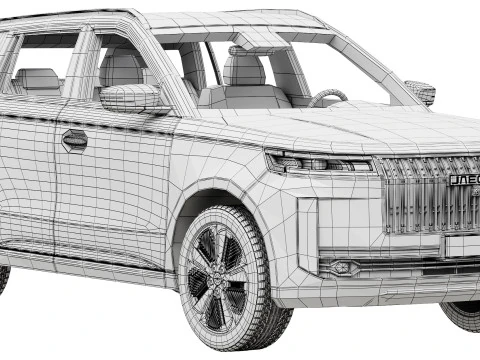 Jaecoo J5 2025 3D Model
