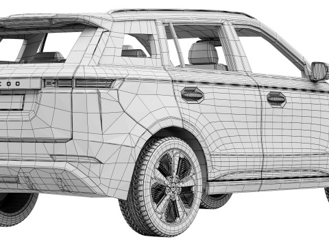 Jaecoo J5 2025 Model 3D