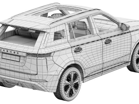 Jaecoo J5 2025 Model 3D