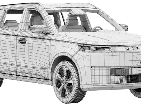 Jaecoo E5 BEV 2025 3D Modell
