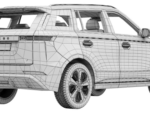 Jaecoo E5 БЕВ 2025 3D Модель