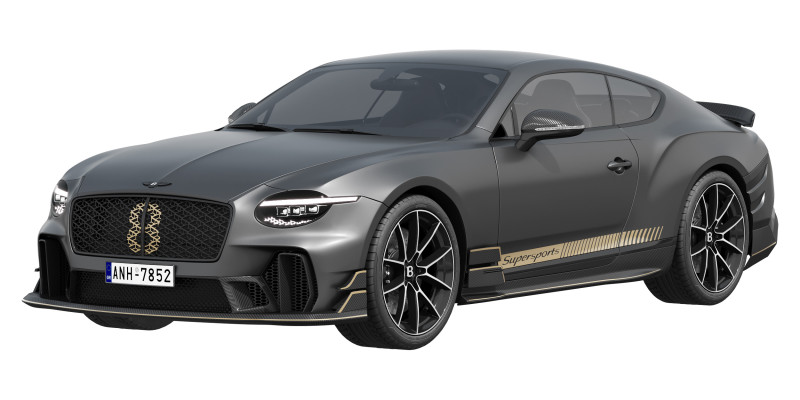 Bentley Continental GT Supersports 2027 3D Model .c4d .max .obj .3ds .fbx .stl .blend