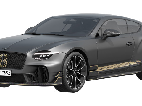 Bentley Continental GT Supersports 2027 3D Model