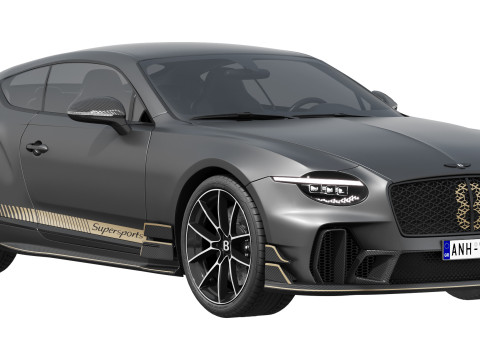 Bentley Continental GT Supersports 2027 3D Model