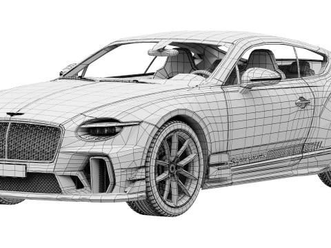 Bentley Continental GT Supersports 2027 Modelo 3D