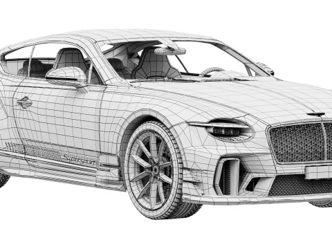 Bentley Continental GT Supersports 2027 Modelo 3D