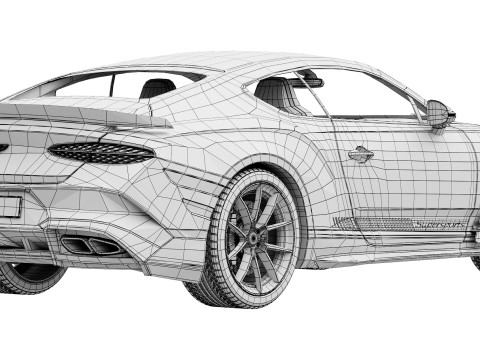 Bentley Continental GT Supersports 2027 3D Model