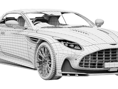Aston Martin DB12 Volante S2026 Modello 3D