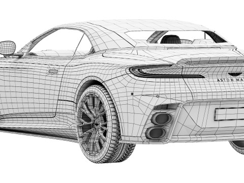 Aston Martin DB12 Volante S 2026 Modèle 3D