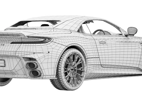 Aston Martin DB12 Volante S2026 Modello 3D