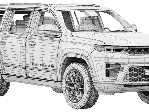 Jeep Grand Wagoneer 2026 3D Model