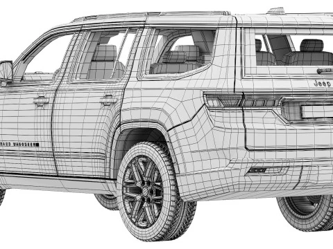 Jeep Grand Wagoneer 2026 3D Model