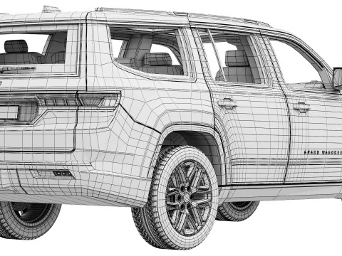 Jeep Grand Wagoneer 2026 3D Model