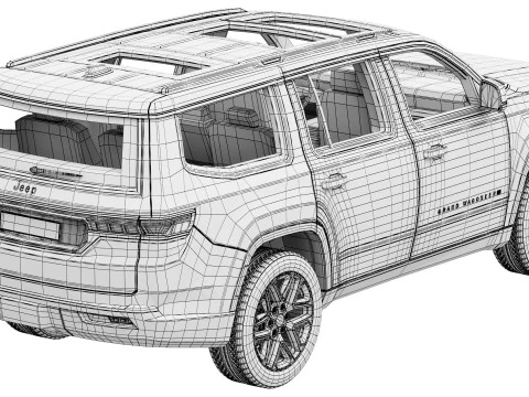 Jeep Grand Wagoneer 2026 3D Model