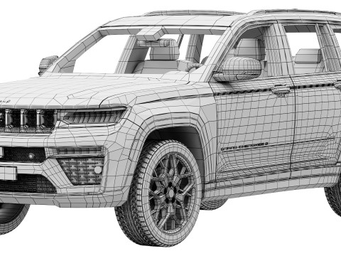 Jip Grand Cherokee 2026 Model 3D