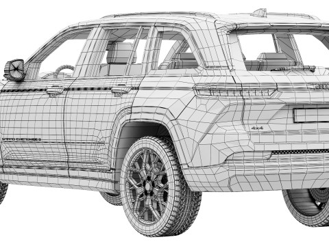 Jip Grand Cherokee 2026 Model 3D