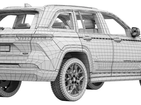 Jeep Grand Cherokee 2026 3D Modell